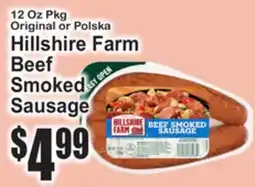 SuperFresh Hillshire Farm Beef Smoked Sausage offer