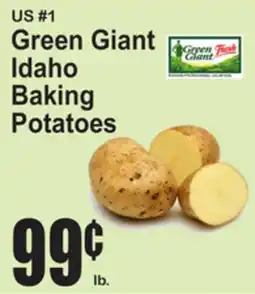 SuperFresh US #1 Green Giant Idaho Baking Potatoes offer