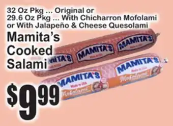 SuperFresh Mamita's Cooked Salami offer