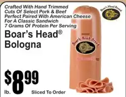 SuperFresh Boar's Head Bologna offer