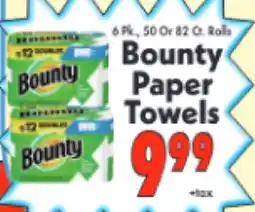 Marino's Supermarket Bounty Paper Towels offer