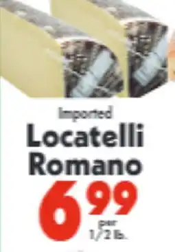 Marino's Supermarket Locatelli Romano offer