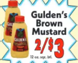 Marino's Supermarket Gulden's Brown Mustard offer