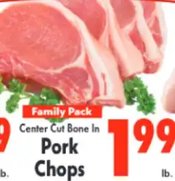 Marino's Supermarket Center Cut Bone In Pork Chops offer