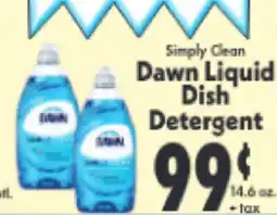 Marino's Supermarket Simply Clean Dawn Liquid Dish Detergent offer