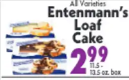 Marino's Supermarket Entenmann's Loaf Cake offer