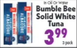Marino's Supermarket Bumble Bee Solid White Tuna offer