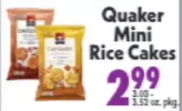 Marino's Supermarket Quaker Mini Rice Cakes offer