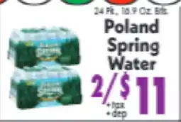 Marino's Supermarket Poland Spring Water offer