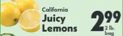 Marino's Supermarket California Juicy Lemons offer