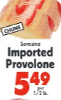 Marino's Supermarket Soresina Imported Provolone offer