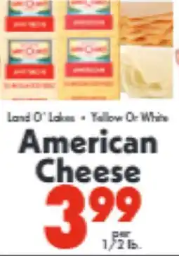 Marino's Supermarket Land O' Lakes Yellow Or White American Cheese offer
