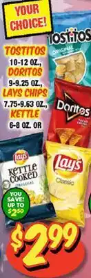 Western Beef TOSTITOS, DORITOS , LAYS CHIPS offer