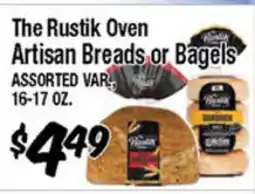 Western Beef The Rustik Oven Artisan Breads or Bagels offer
