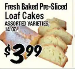 Western Beef Fresh Baked Pre-Sliced Loaf Cakes offer