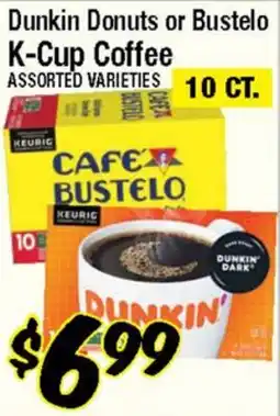 Western Beef Dunkin Donuts or Bustelo K-Cup Coffee offer