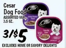 Western Beef Cesar Dog Food offer