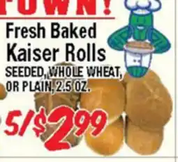 Western Beef Fresh Baked Kaiser Rolls offer