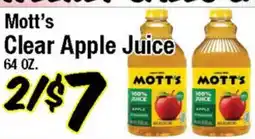 Western Beef Mott's Clear Apple Juice offer