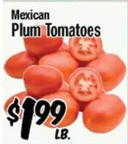 Western Beef Mexican Plum Tomatoes offer