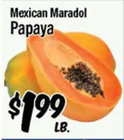 Western Beef Mexican Maradol Papaya offer