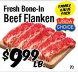 Western Beef Fresh Bone-In Beef Flank offer