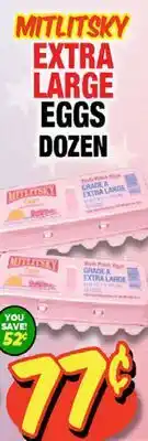 Western Beef MITTLITSKY EXTRA LARGE EGGS DOZEN offer