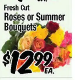 Western Beef Fresh Cut Roses or Summer Bouquets offer