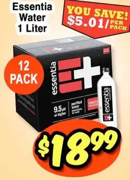 Western Beef Essentia Water offer