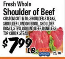 Western Beef Fresh Whole Shoulder of Beef offer