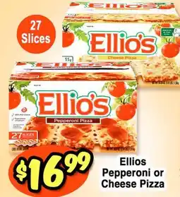 Western Beef Ellios Pepperoni or Cheese Pizza offer