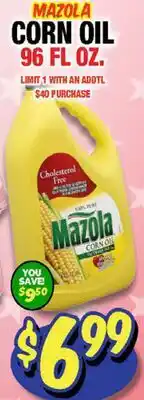 Western Beef MAZOLA CORN OIL offer