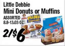 Western Beef Little Debbie Mini Donuts or Muffins offer