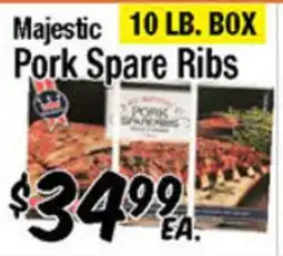 Western Beef Majestic Pork Spare Ribs offer
