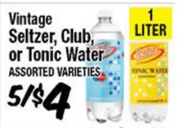 Western Beef Vintage Seltzer, Club, or Tonic Water offer
