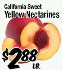 Western Beef California Sweet Yellow Nectarines offer