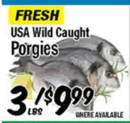 Western Beef FRESH USA Wild Caught Porgies offer