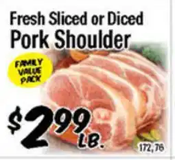 Western Beef Fresh Sliced or Diced Pork Shoulder offer
