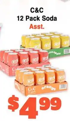 Western Beef C&C 12 Pack Soda offer