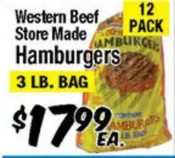 Western Beef Western Beef Store Made Hamburgers offer