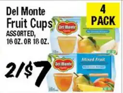 Western Beef Del Monte Fruit Cups offer