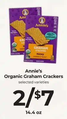 Lifethyme Annie's Organic Graham Crackers offer