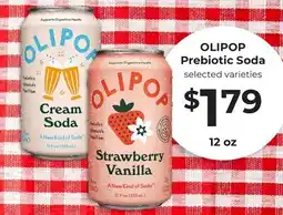Lifethyme OLIPOP Prebiotic Soda offer