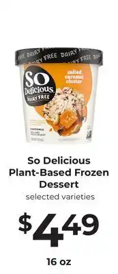 Lifethyme So Delicious Plant-Based Frozen Dessert offer