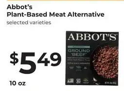 Lifethyme Abbot's Plant-Based Meat Alternative offer