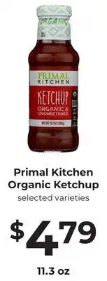 Lifethyme Primal Kitchen Organic Ketchup offer