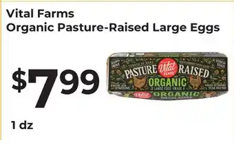 Lifethyme Vital Farms Organic Pasture-Raised Large Eggs offer