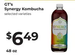 Lifethyme GT's Synergy Kombucha offer