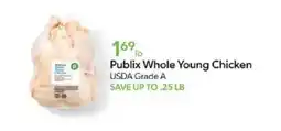 Publix Publix Whole Young Chicken offer