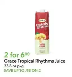 Publix Grace Tropical Rhythms Juice offer
